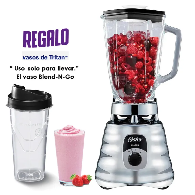 Licuadora de 3 Velocidades de 700 w BLST4655 + Vaso Tritan