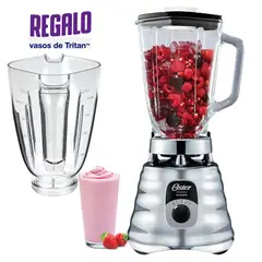 OSTER - Licuadora de 3 Velocidades de 700 w BLST4655 + Vaso Tritan
