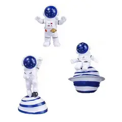 42AROZINA - Escultura De Astronauta Exquisit Adorno Para Pasteles Niños