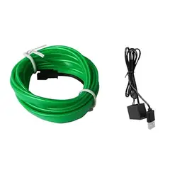 42AROZINA - Threaded Neon Light Strip Car 5m Led Usb Connector 12v Car