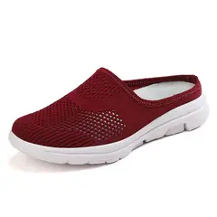GENERICO - Zapatillas Planas De Malla Transpirable Para Mujer