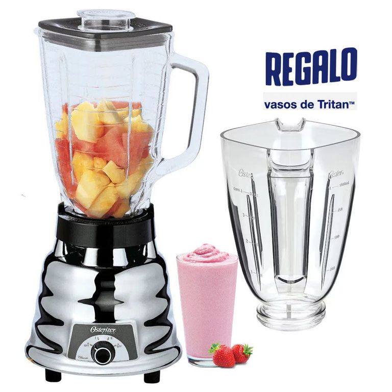 Licuadora 2 Velocidades Clasico 250-22 Plateado