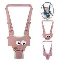 GENERICO - Arnes caminador 2 en 1 Ojitos Palo rosa para bebe