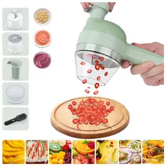ELMEJORPRECIO - Mini Cortador Recargable Electrico Multiuso 4 en 1