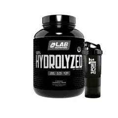 LAB NUTRITION USA - 100 HYDROLYZED Cookies and cream 5LB + SmartShaker