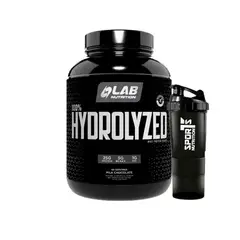 LAB NUTRITION USA - 100 HYDROLYZED Chocolate 5LB + SmartShaker
