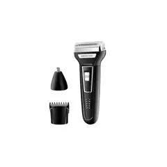 KEMEI - Afeitadora Cortadora Rasuradora Inalambrica 3 en1 KM-6558