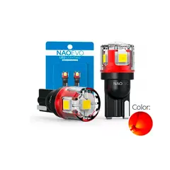 NAOEVO - LED T10 Lagrima Serie N5 Rojo 1000LM para Auto