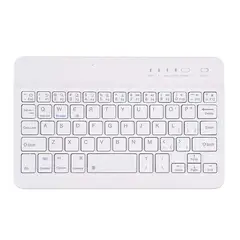 SEISA - Teclado bluetooth DN-H028 color blanco Élegans