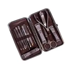 GENERICO - Set de Manicure y Pedicure Kit De 14pcs de Acero