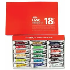 GENERICO - HOLBEIN Acuarelas Set 15ml 18 colores
