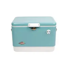 COLEMAN - Cooler Vintage 54qt Acero Turquesa
