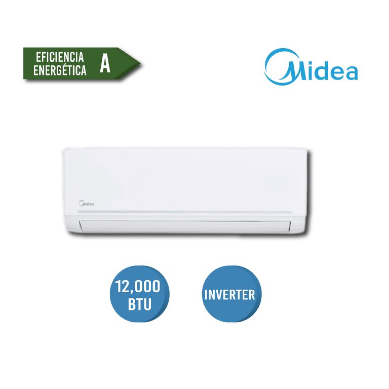 AIRE ACONDICIONADO INVERTER 12000 BTU DE CON 3 AÑOS DE GARANTIA