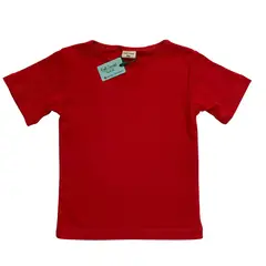 RED CARROT - Polo unisex niño manga corta algodon rojo