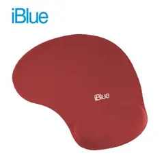 IBLUE - Pad Mouse Con Descansador Red MP-372-RD