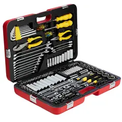 STANLEY - Juego de Herramientas para mecánico 150 Piezas, Racing/ R99-150