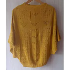 GENERICO - Chompa Calada Mujer color Mostaza Mandalay Knits.