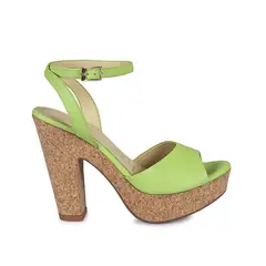 VIALE - Sandalia D'orsay Casual SOFI-2402 Limon Cuero
