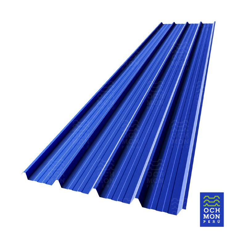 Techos Economicos TR5 Azul 030mm de 110cm ancho x 300cm largo