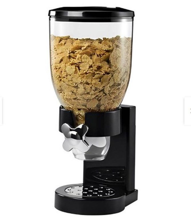 Dispensador para Cereales Dulces Fruta Seca NEGRO