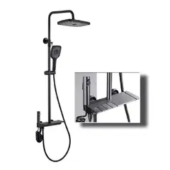 GENERICO - Sets Ducha Mezcladora Con Panel De Control Tipo Teclado 4f