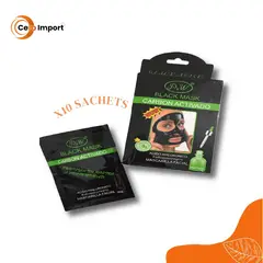 GENERICO - Mascarilla Facial Negra Carbon Activado 10und