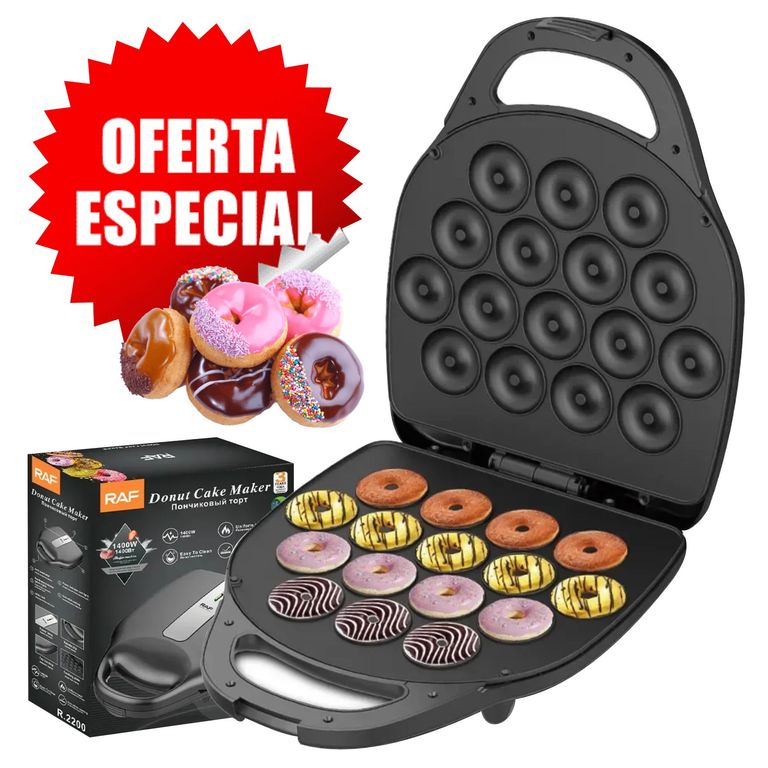 Maquina RAF para hacer 16 DONUTS exclusivo eléctrico