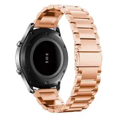 GENERICO - Correa Acero Eslabones para XIAOMI WATCH S1 - S1 ACTIVE - OroRosa