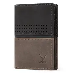 ARMUZ - Billetera de Cuero Vacuno De Alta Gama AR02 Diseño Minimalista con RFID