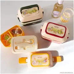 INSPIRA MARKET - Taper lonchera niños kawaii 2 niveles aleat