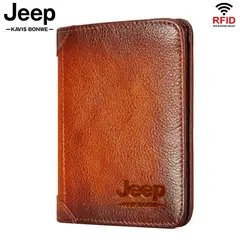 GENERICO - Billetera J-Kavis de Cuero Vacuno BP722 Estilo vintage