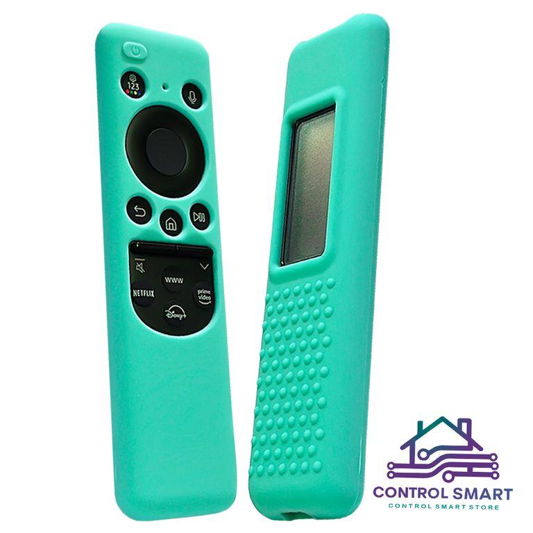Funda Para Control Samsung Solar Smart Tv 2024- Verde Agua