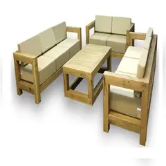 DMUEBLES - SALA JEAN 3-2-2 MESA DE CENTRO.