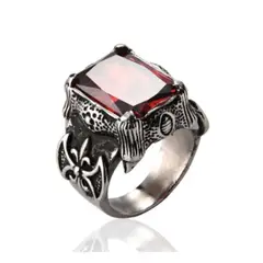 GENERICO - ANILLO DRAGON HEART PLATEADO - RIN-14