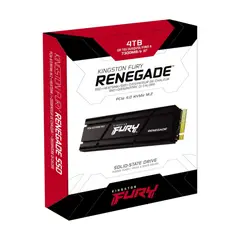 KINGSTON - SSD disco solido FURY Renegade 4TB Disipador PCIe 4.0 NVMe M.2 PS5 Ready