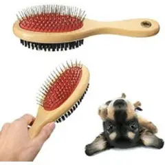 GENERICO - Peine Cepillo Doble para perros y Gatos