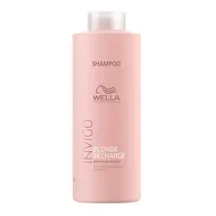 WELLA - Shampoo para Cabello Rubio Invigo Blonde Recharge 1000ml