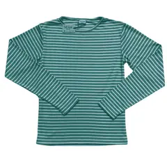 RED CARROT - Polo de algodon pima verde agua rayado