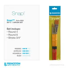 GENERICO - Princeton - SET 2 SNAP GOLD - 3 PIEZAS