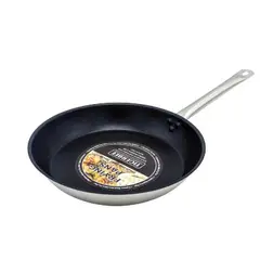 GENERICO - Sartén de Acero Inox Antiadherente de 28cm