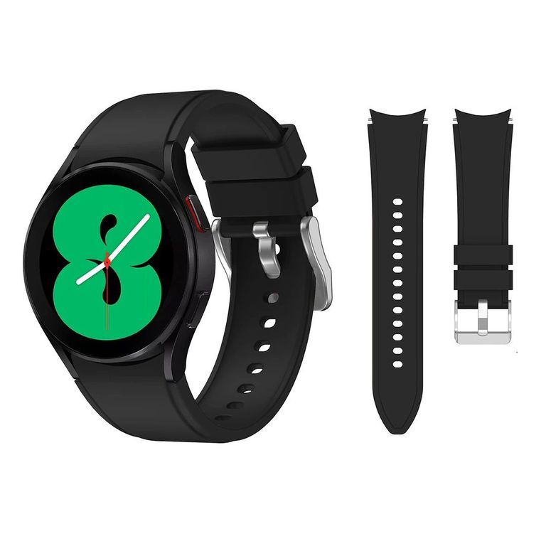 Correa Silicona 1 para Samsung Galaxy Watch 6 / 6 Classic - Negro