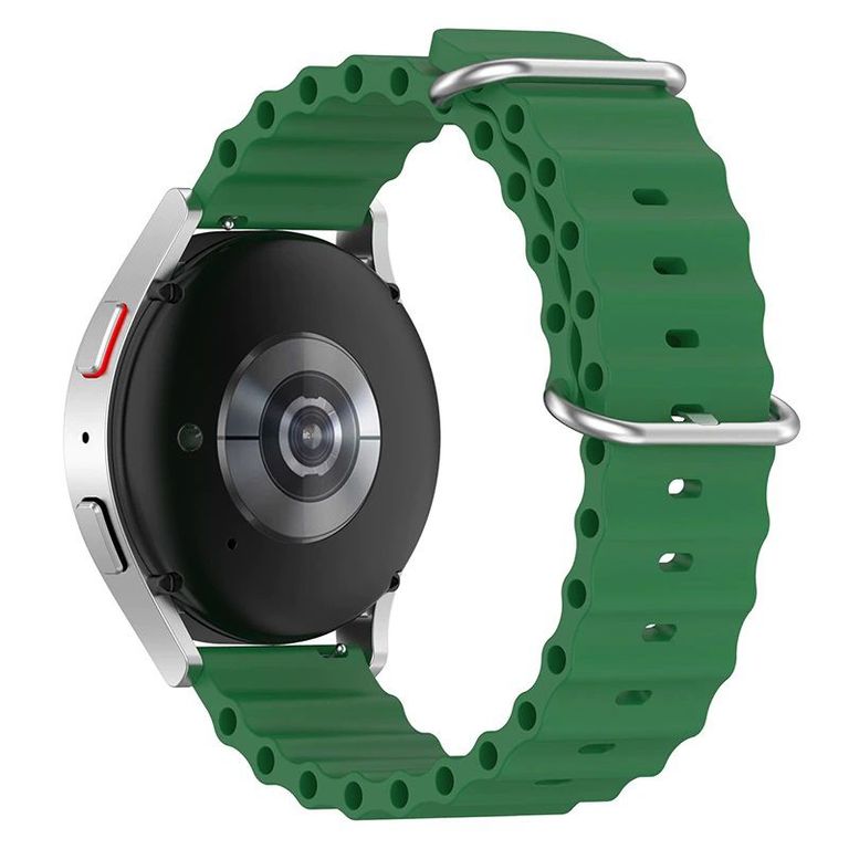 Correa Silicona Ocean para Samsung Galaxy Watch 6 / 6 Classic - Verde