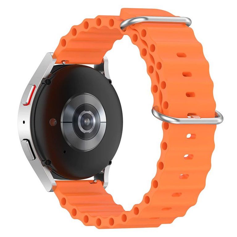 Correa Silicona Ocean para HUAWEI GT4 de 46mm - Naranja