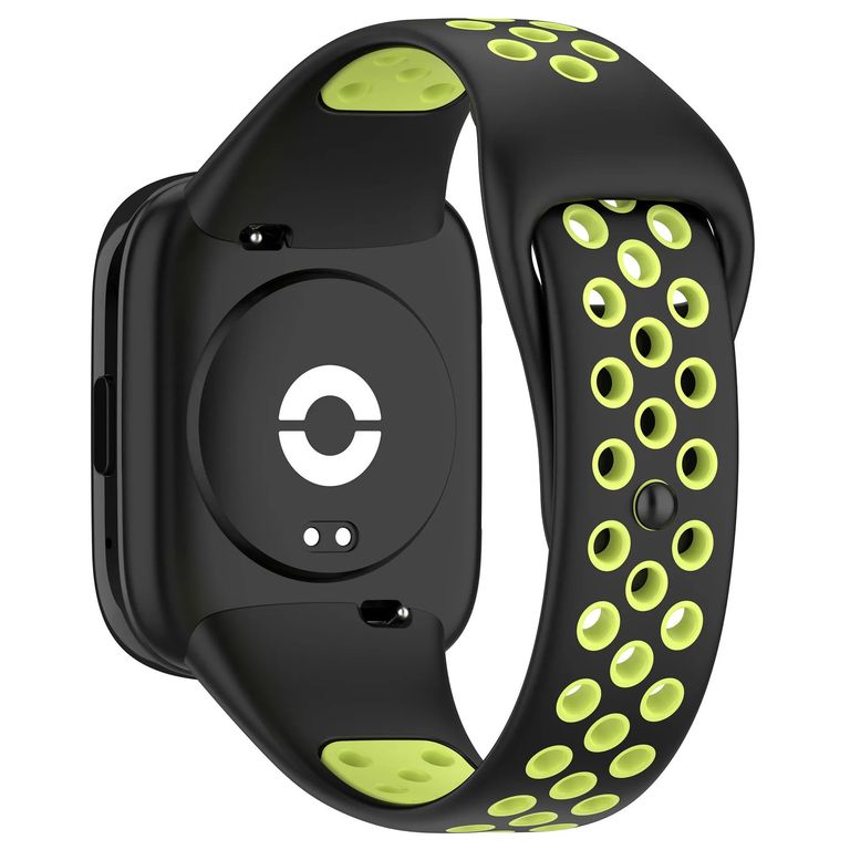 Correa Silicona Sport para REDMI WATCH 3 ACTIVE - N/Amarillo