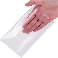 LA SEMILLITA PERUANA - 1000 BOLSA TRANSPARENTE CON CINTA ADHESIVA, FÁCIL SELLADO AUTOADHESIVO