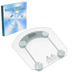 OEM - Bascula Balanza Digital de Baño Bascula Vidrio Templado