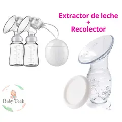 GENERICO - Extractor de Leche Eléctrico Doble Recolector de leche
