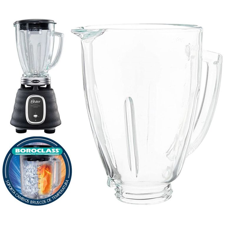 Vaso de Vidrio Redondo Refractorio Para Repuesto Monterrey Granel