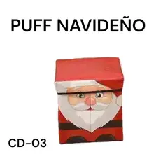 GENERICO - CAJA PUFF NAVIDEÑO RESISTENTE 30X30 CD-03