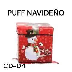 GENERICO - CAJA PUFF NAVIDEÑO RESISTENTE 30X30 CD-04